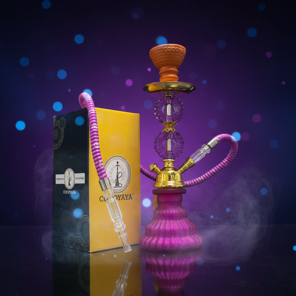 COCOYAYA Pumpkin 1042 - 4 Hookah - Purple