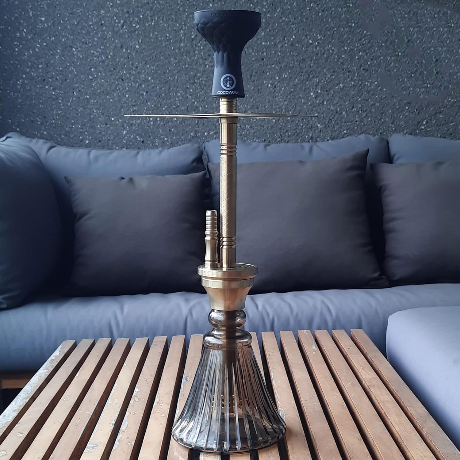 COCOYAYA Vasco Hookah - Gold Stem