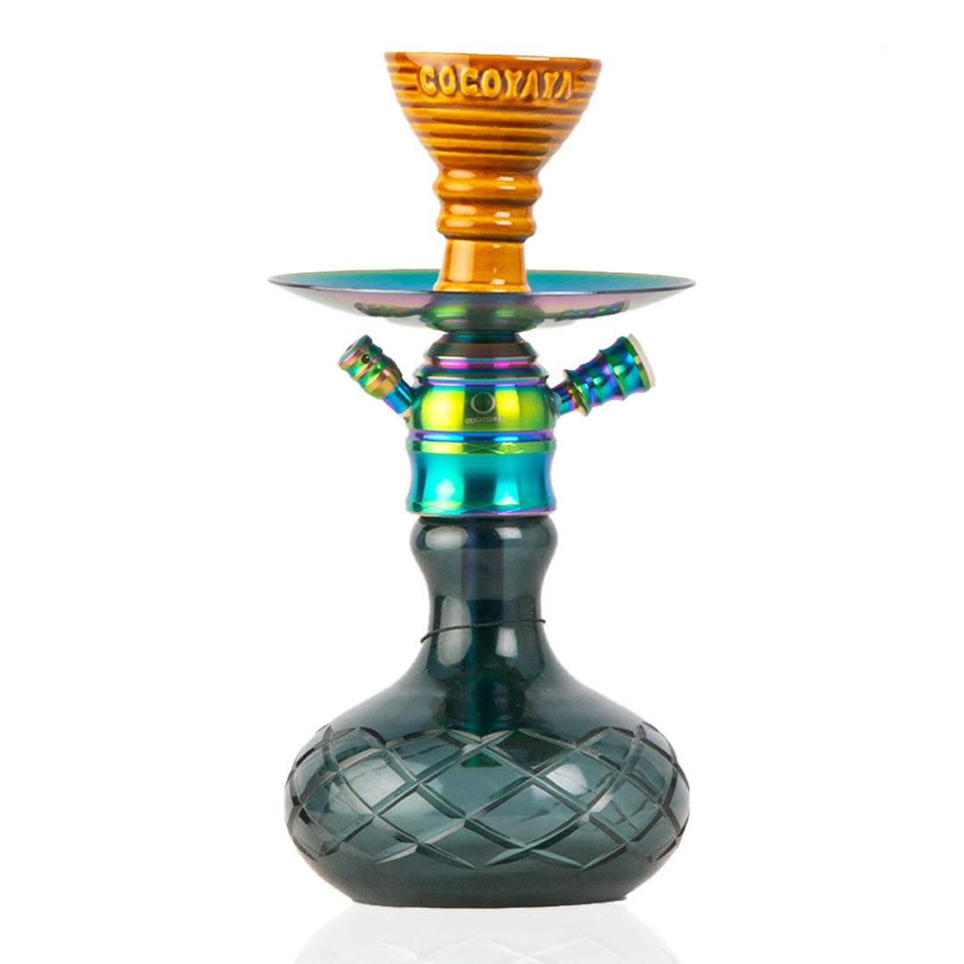 COCOYAYA X17 Hookah - Rainbow Stem & Black Base