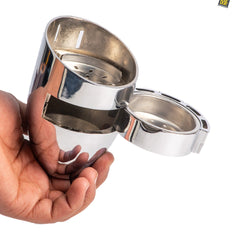 Alloy Metal Pull Drawer Hookah Chillum with Tray