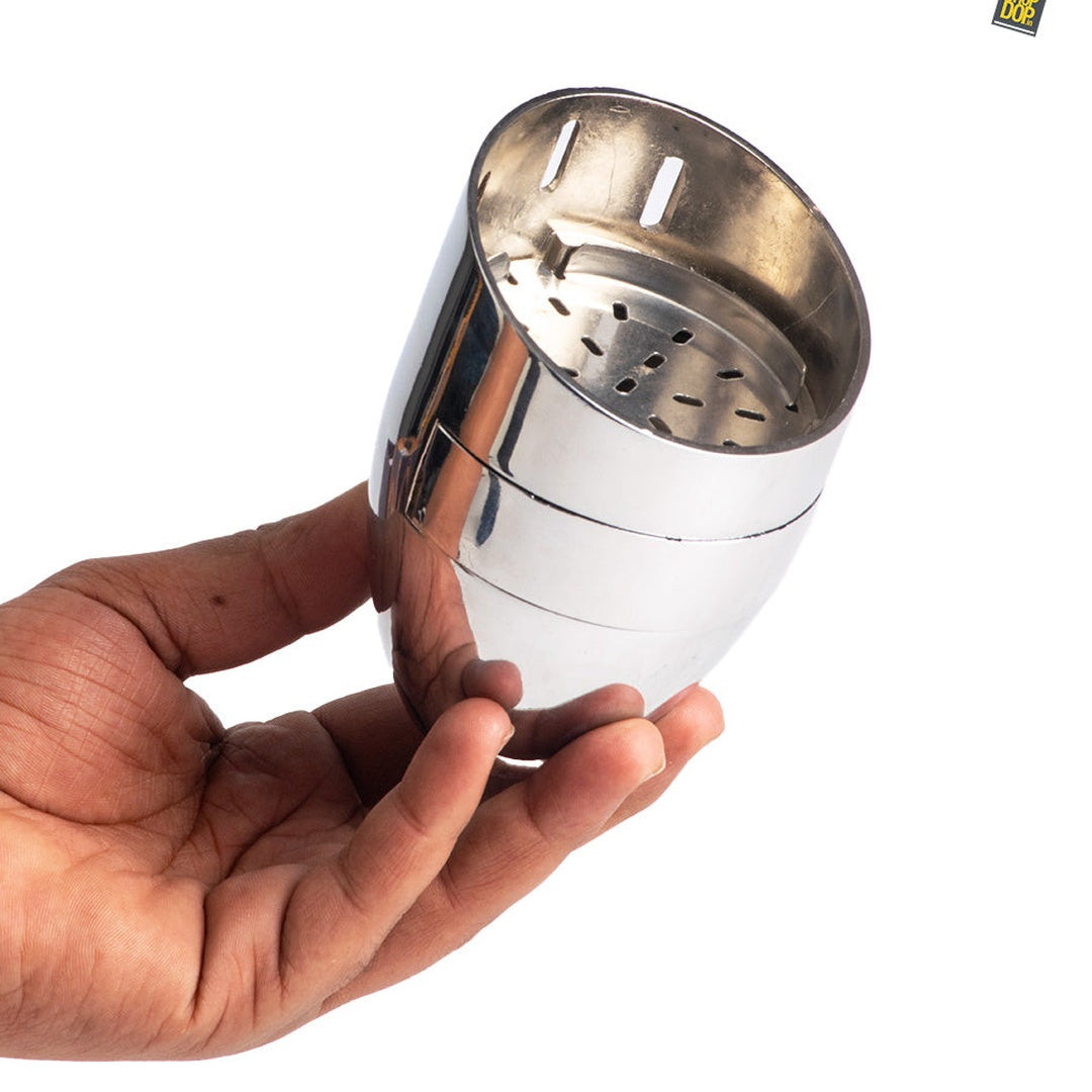 Alloy Metal Pull Drawer Hookah Chillum with Tray