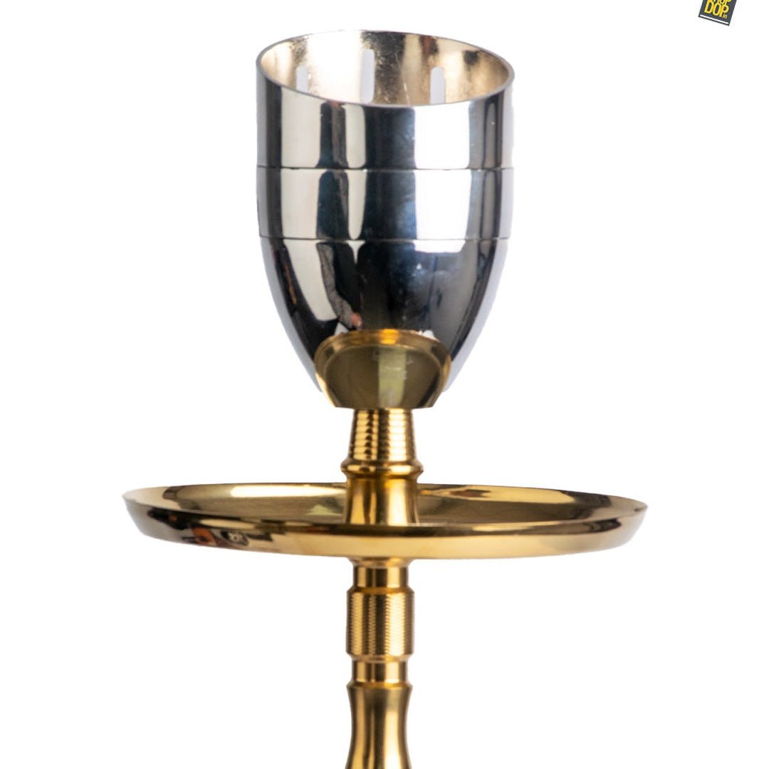 Alloy Metal Pull Drawer Hookah Chillum with Tray