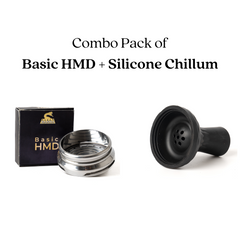 Black Mamba Basic HMD + Hookah Silicone Chillum Black
