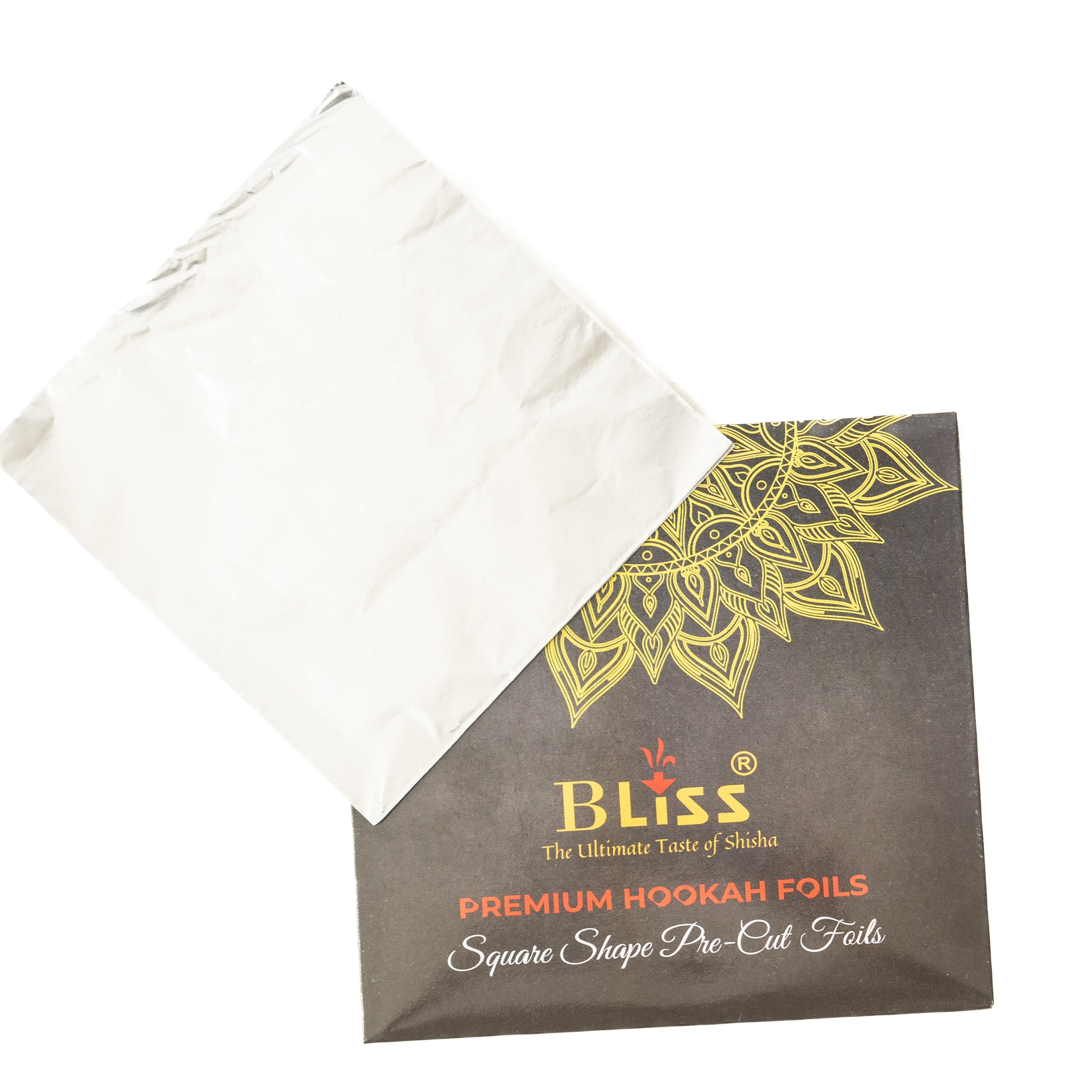Bliss Precut Aluminum Foil Paper for Hookah (25 Pcs)