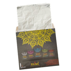 Bliss Precut Aluminum Foil Paper for Hookah (25 Pcs)