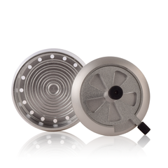 Pintop Hookah Heat Management Device (HMD) - Silver