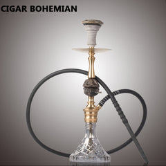 COCOYAYA Cigar Bohemian Hookah - Gold Stem & CGB Base