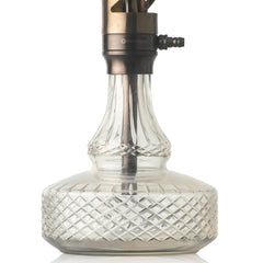 COCOYAYA Crucio Hookah (Ferro Series) - Bronze Stem & Transparent Base