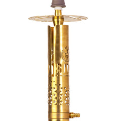 COCOYAYA Vivanta Hookah (Ferro Series) - Gold Stem & Black Base