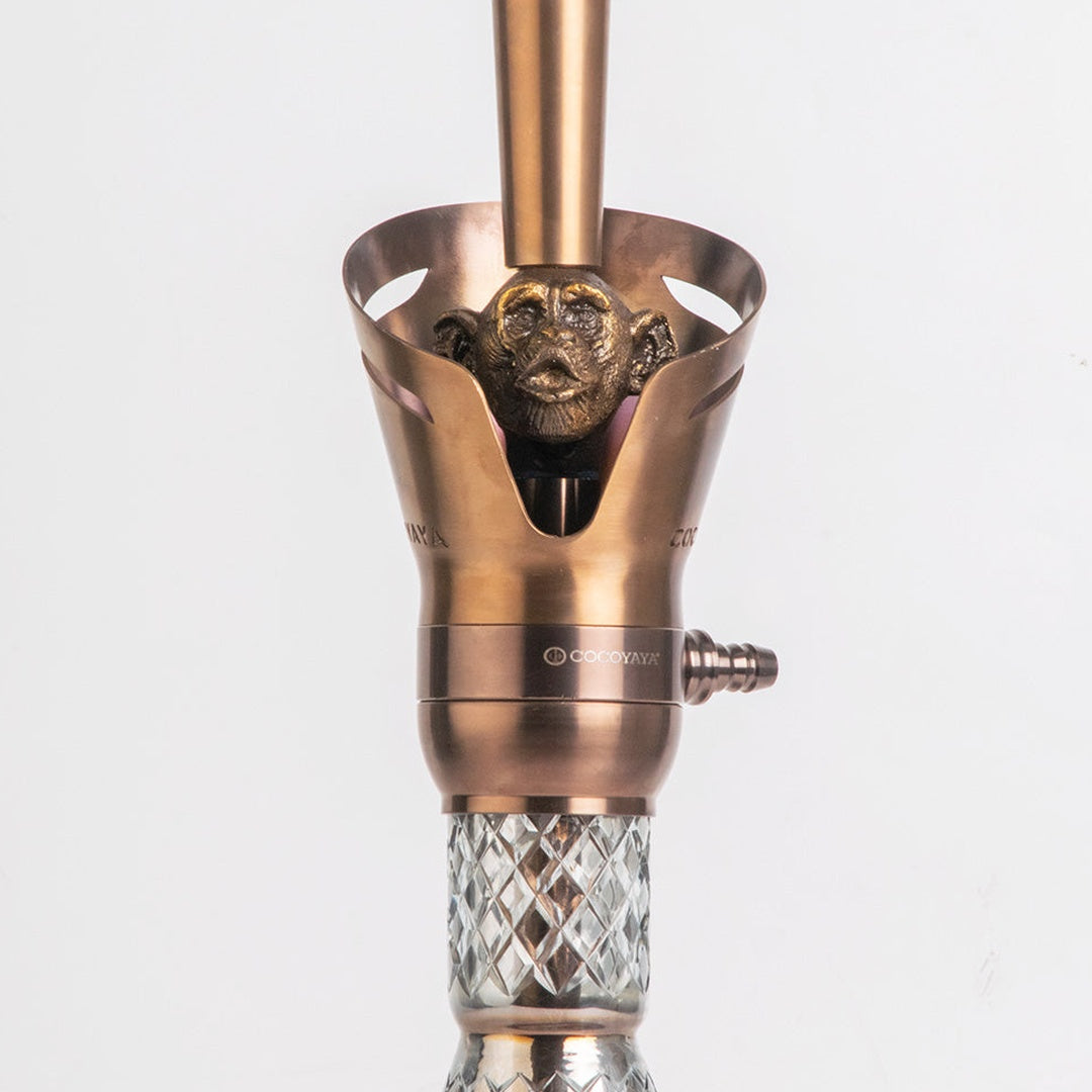 COCOYAYA Baku Mojo Hookah - Bronze (Cut Glass Base)