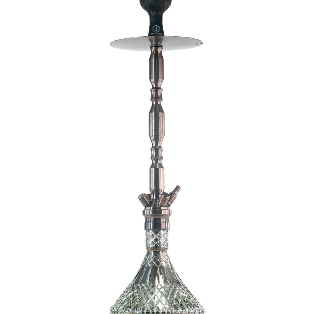 COCOYAYA King Series Brando Hookah - Bronze Stem & CGB Base