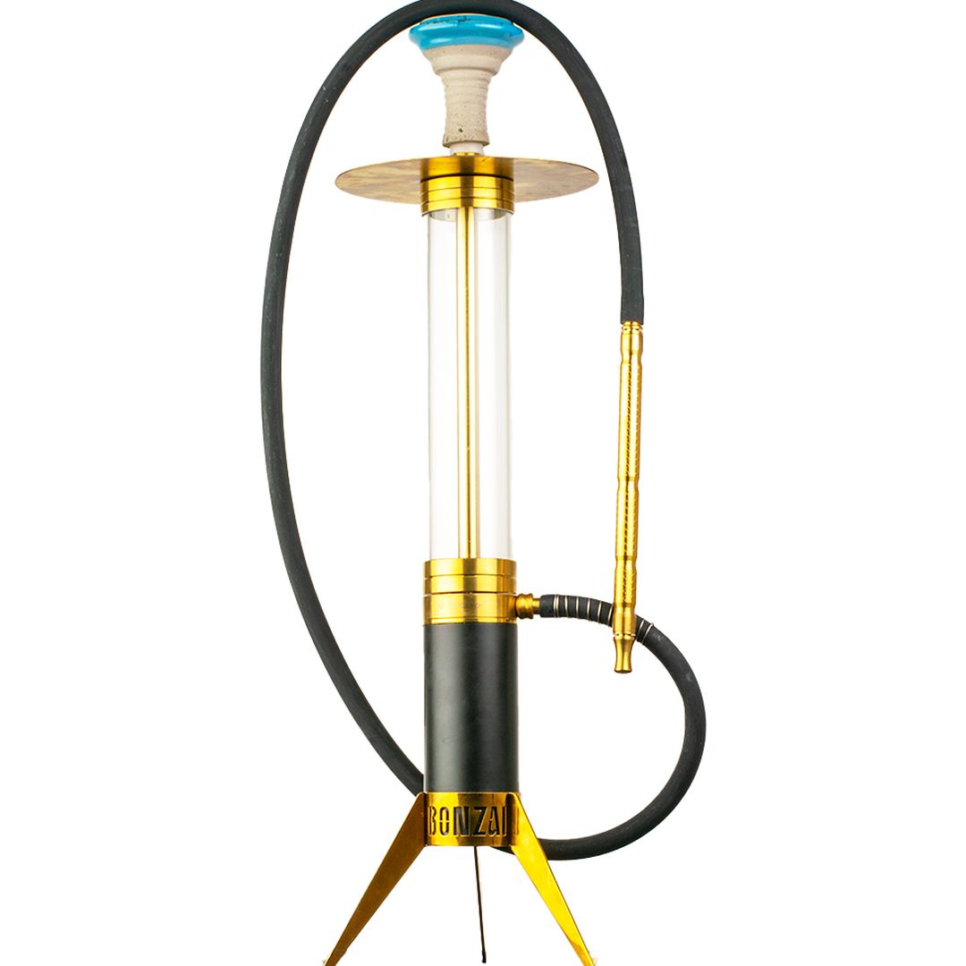 COCOYAYA Denali Bonzai Hookah - Golden & Black Base