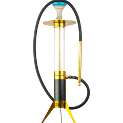 COCOYAYA Denali Bonzai Hookah - Golden & Black Base
