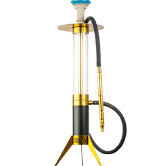 COCOYAYA Denali Bonzai Hookah - Golden & Black Base