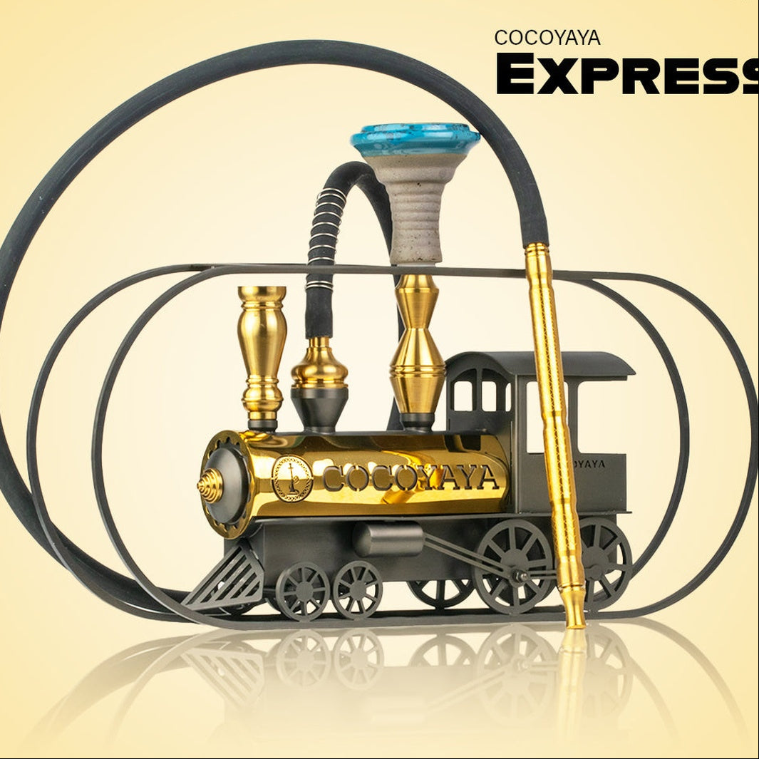 COCOYAYA Express Hookah - Gold