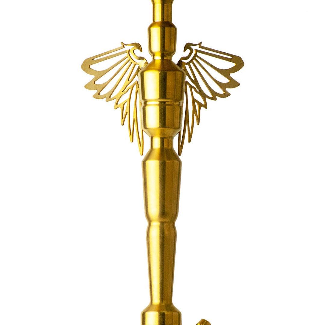 COCOYAYA Falcon Hookah (Angel Series) - Gold Stem & Gold Base