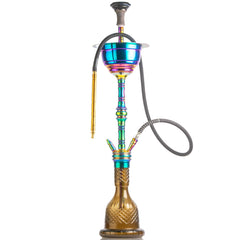 COCOYAYA Gamaliya Persia Hookah - Rainbow Stem & Grey Base