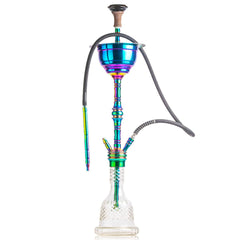 COCOYAYA Gamaliya Persia Hookah - Rainbow Stem & Transparent Base