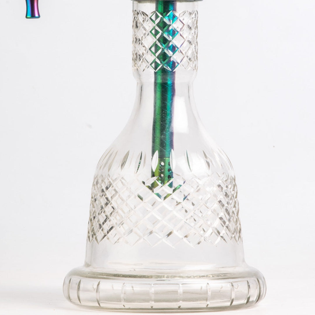 COCOYAYA Gamaliya Persia Hookah - Rainbow Stem & Transparent Base