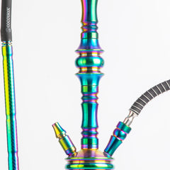 COCOYAYA Gamaliya Persia Hookah - Rainbow Stem & Transparent Base