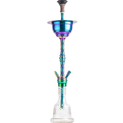 COCOYAYA Gamaliya Persia Hookah - Rainbow Stem & Transparent Base