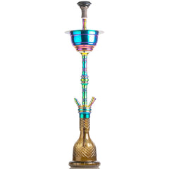 COCOYAYA Gamaliya Persia Hookah - Rainbow Stem & Grey Base