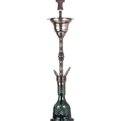COCOYAYA Gamaliya Arabia Grande Hookah - Bronze Stem & Green Base