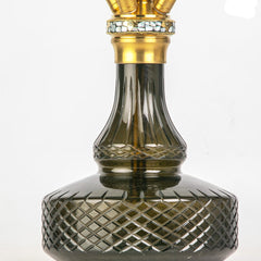 COCOYAYA Great King Hookah - Gold Stem (Black Base)