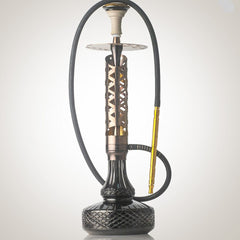 COCOYAYA Crucio Hookah (Ferro Series) - Bronze Stem & Black Base