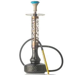 COCOYAYA Almavi Hookah (Ferro Series) - Bronze Stem & Black Base