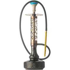 COCOYAYA Almavi Hookah (Ferro Series) - Bronze Stem & Black Base