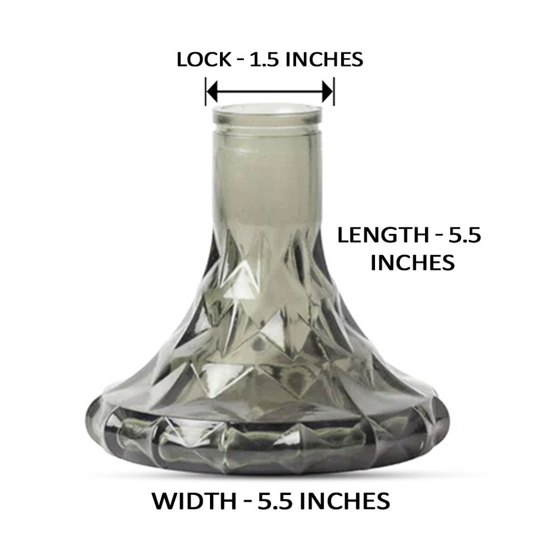 COCOYAYA Kasha Hookah Glass Replacement Base Only