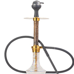 COCOYAYA Khaleesi Hookah (Jade Series) - Gold Stem & Transparent Base