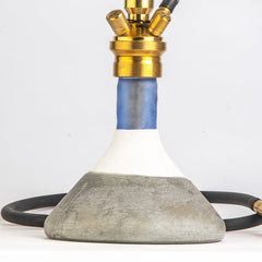 COCOYAYA King Series Hookah - Gold Stem (Ceramic Base)