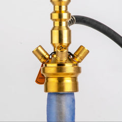 COCOYAYA King Series Hookah - Gold Stem (Ceramic Base)