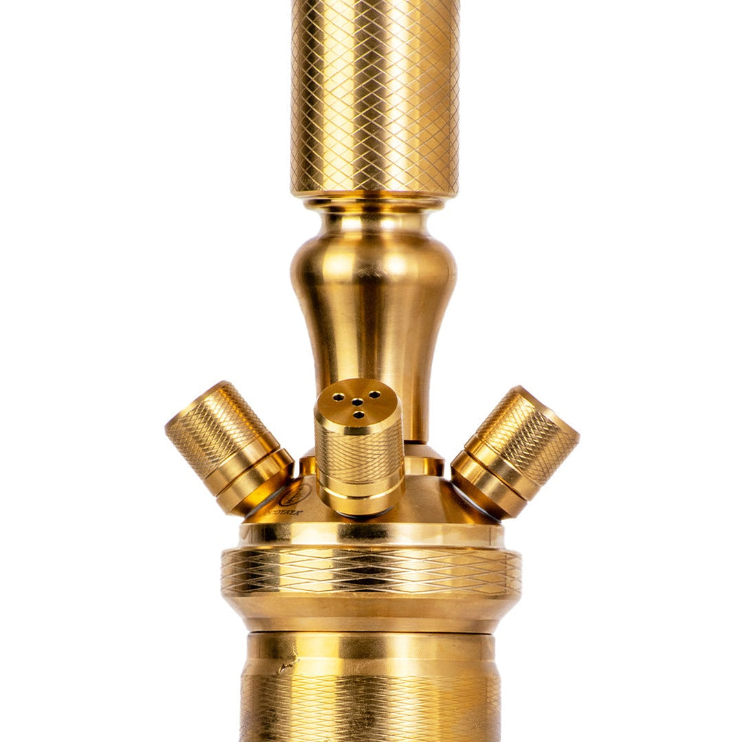 COCOYAYA King Series Vilo Hookah - Golden Stem & Gold Base