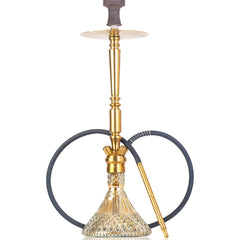 COCOYAYA King Series Vilo Hookah - Golden Stem & Gold Base