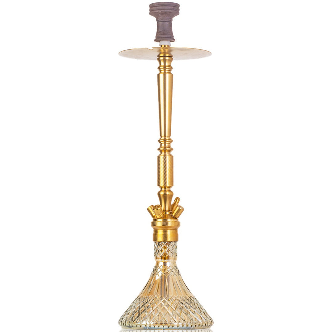 COCOYAYA King Series Vilo Hookah - Golden Stem & Gold Base