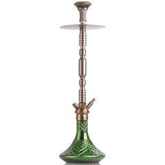 COCOYAYA King Series Hookah - Bronze Stem (Green Base)