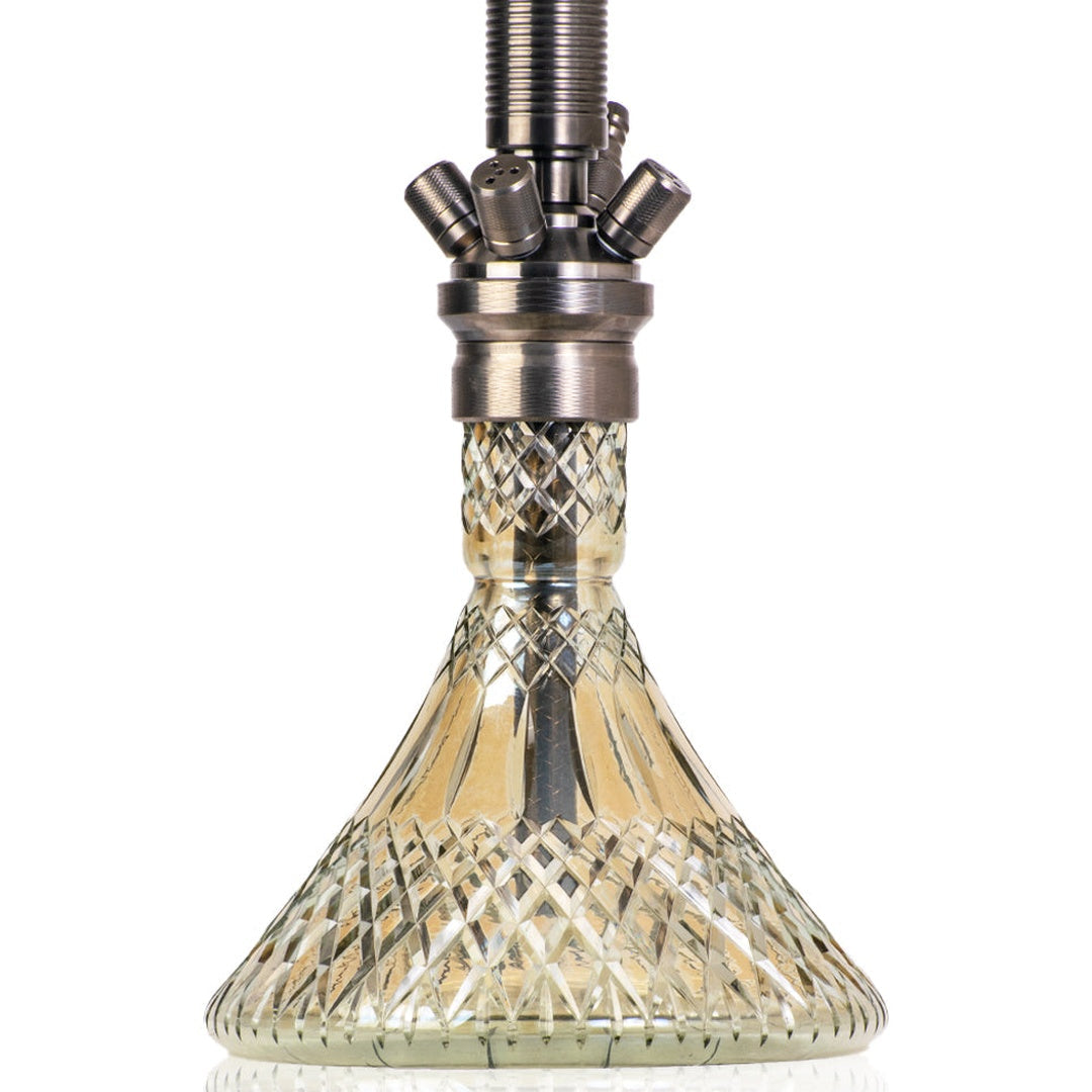 COCOYAYA King Series Spiral Hookah - Bronze Stem & CGB Base
