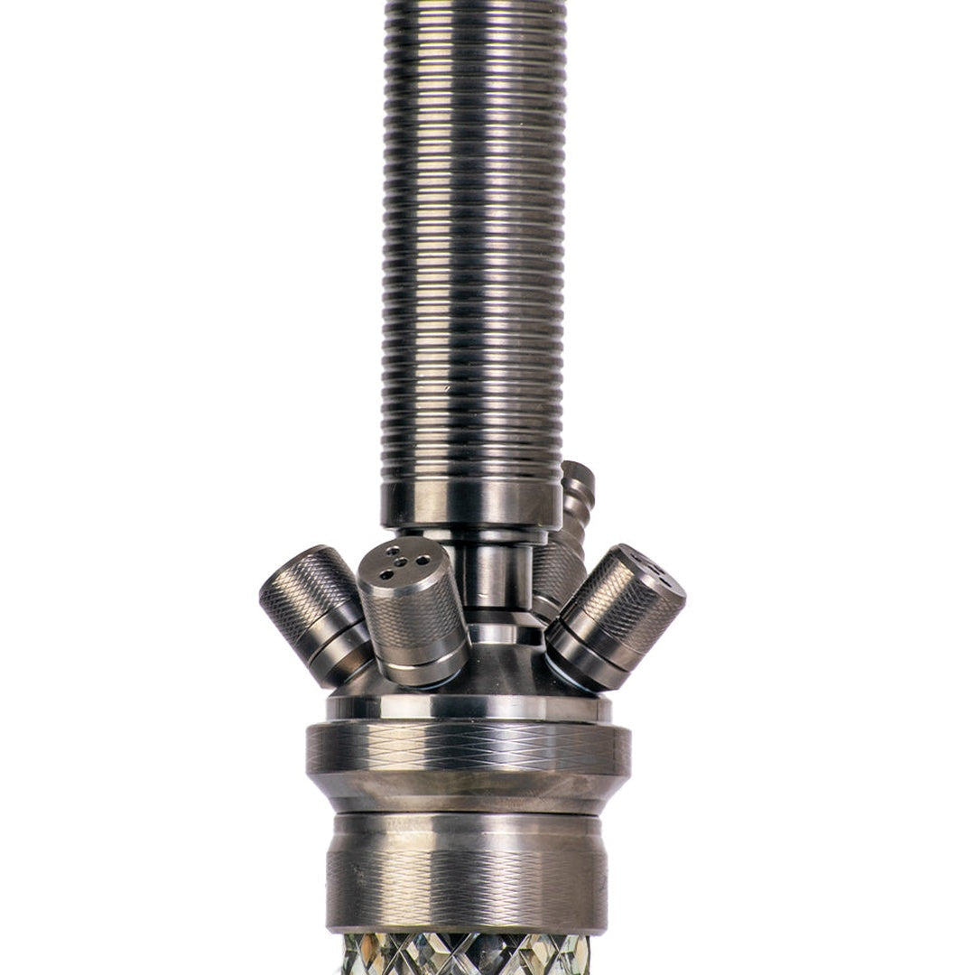 COCOYAYA King Series Spiral Hookah - Bronze Stem & CGB Base