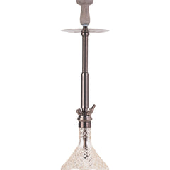 COCOYAYA King Series Spiral Hookah - Bronze Stem & Transparent Base