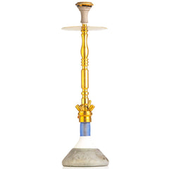 COCOYAYA King Series Hookah - Gold Stem (Ceramic Base)