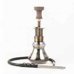 COCOYAYA Machine Gun Hookah - Bronze Stem (Cut Glass Base)