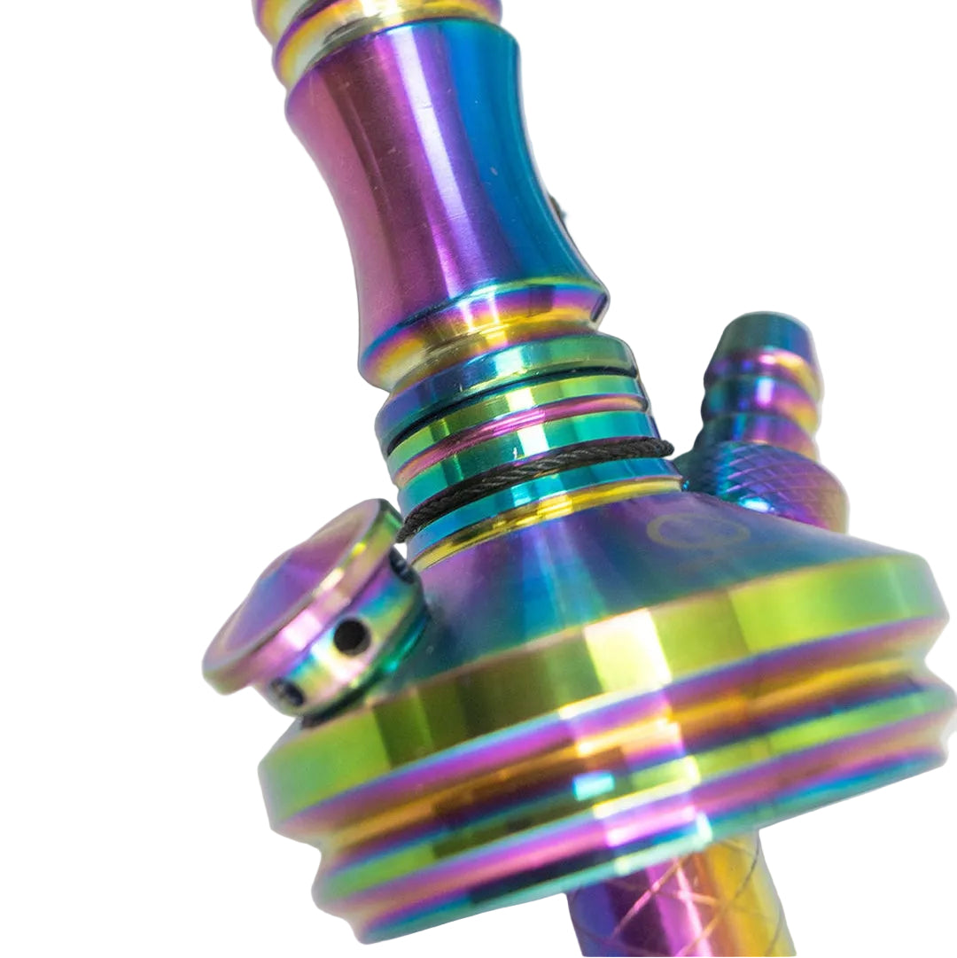 COCOYAYA Milan Hookah - Rainbow (Sky Blue Base)