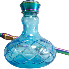 COCOYAYA Milan Hookah - Rainbow (Sky Blue Base)