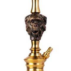 COCOYAYA Mojo Bohemian Hookah - Gold Stem & Transparent Base