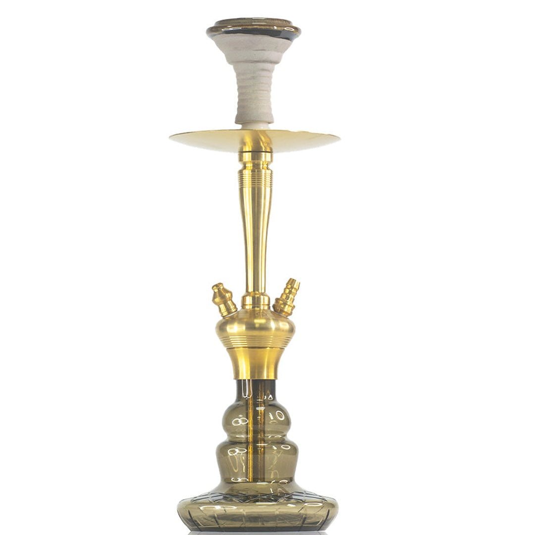 COCOYAYA Pablo Hookah - Gold Stem & Grey Base