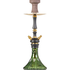 COCOYAYA Pasha Hookah - Black Stem & Green Base