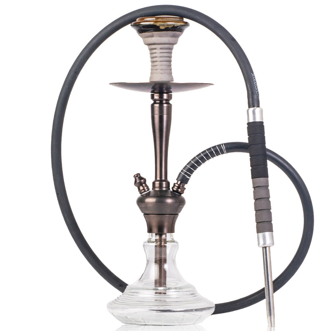 COCOYAYA Pablo Hookah - Bronze Stem & Transparent Base